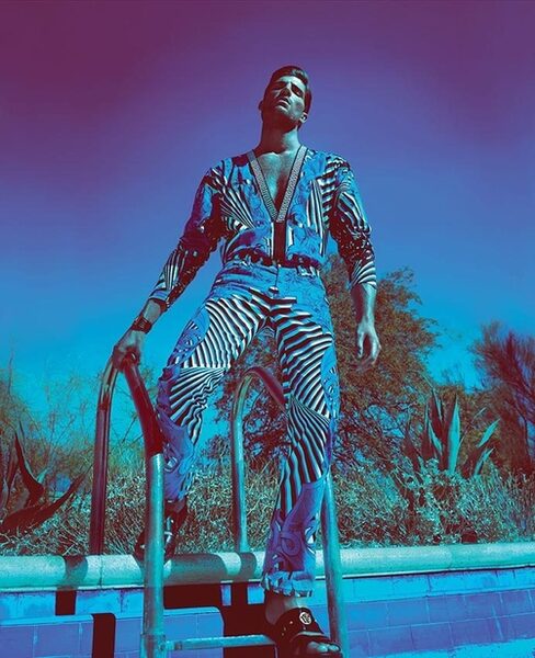 Newcomer <b>Bastian THIERY c/o VIVA MODELS BERLIN</b> for YSL Men’s Wear Spring / Summer 2012 and Ryan BARRETT in the VERSACE making-of spot
