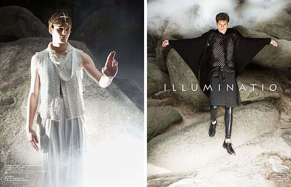 <b>Ansgar</b> : fallen angel in JNC MAGAZINE, STOESS jewellery label, film and theatre people portraits