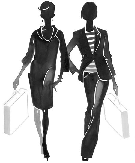 <b>Barbara Laurie</b> :  fashion illustrator Eduard ERLIKH for Swedish clothing company KappAhl