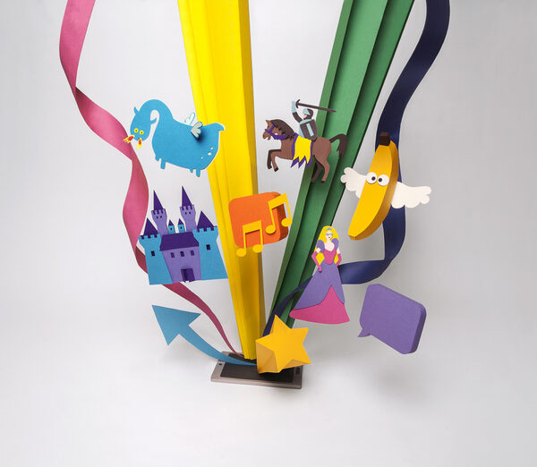 Colour paper craft images and film. <b>Chris WIEGANDT</b> designs for SCOUT magazine by G+J Corporate Editors