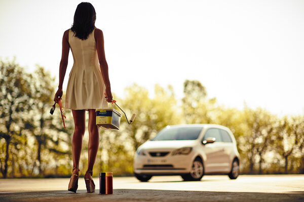 <b>Steffen Jahn</b> shoots fashion / transportation editorial with SEAT MIIS models for RAMP MAGAZINE