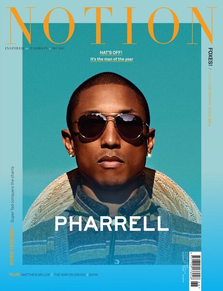 Shooting mit <b>Pharrell Williams für das NOTION MAGAZINE</b>, Art Direction by HIDDEN AGENCY