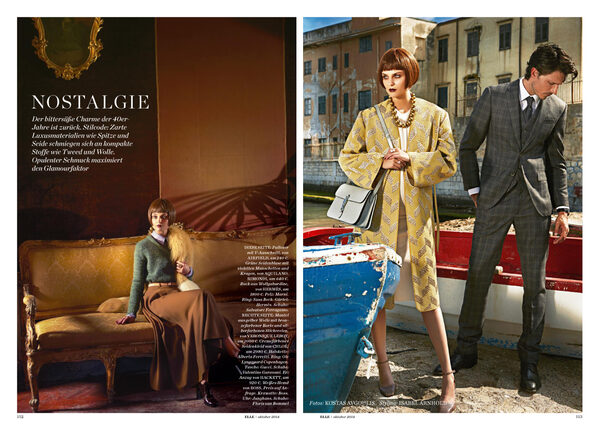 Nostalgic with 1940s charm - <b>Gabriela SPECKBACHER</b> (Hair &amp; Make-up) for ELLE