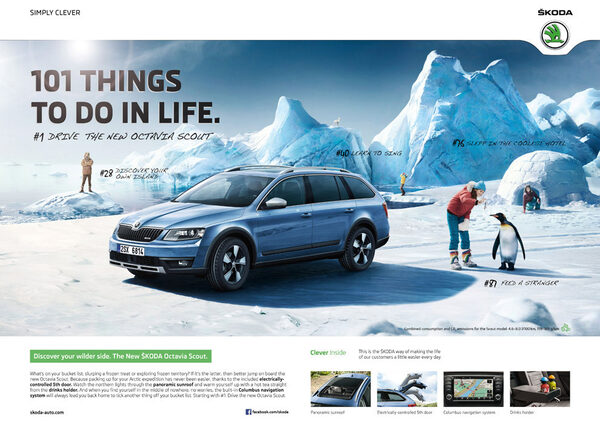 '101 Things To Do in Life' - <b>Manu AGAH</b> for SKODA Octavia Scout