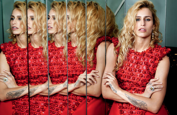 GoSee addendum: Alice Dellal as the November cover girl of TATLER UK magazine, portrayed by <b>Aitken JOLLY</b>