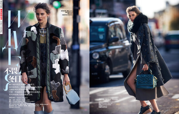<b>Sonja HEINTSCHEL</b> : CUT OUT studio production plus moving image, Linie International series, Charlotte Wiggings in HARPER'S BAZAAR China and three personal projects