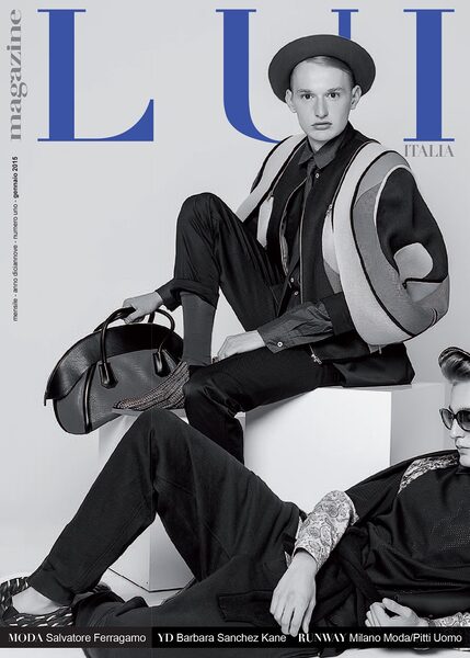 Model <b>Felix JANIAK</b> is the man with the plan in LUI Italia Magazine’s January 2015 cover story