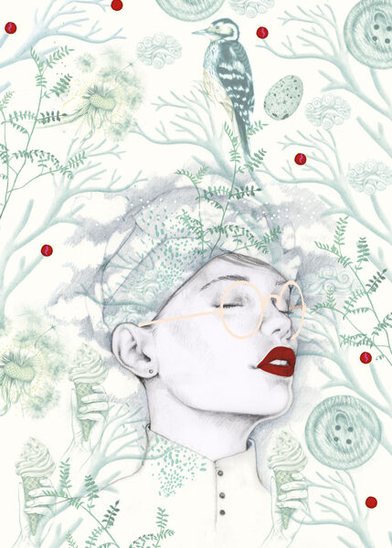 Sensitive portrays for social initiative MYRORNA - artwork by <b>Linda EKSTRAND</b>