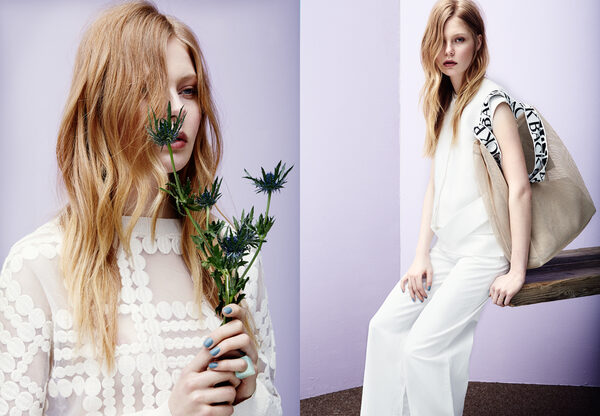 Der Frühling blüht weiß in der ELLE Serbia. Fashion-Editorial von Fotograf <b>Ceen WAHREN</b>