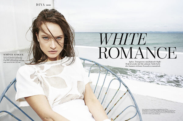 <b>Ramona Reuter</b>: DIVA fashion editorial, catalogue for PIURE furniture design, NAT GEO TV campaign and personal beauty and fashion photographs