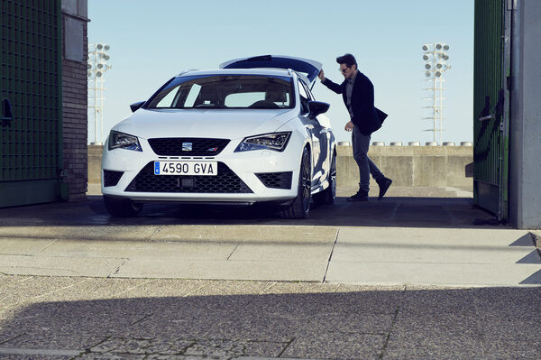 In Barcelona für den SEAT Katalog: Model <b>Michael P.</b>. Fotos René Staud