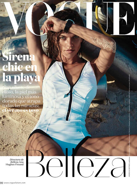 <b>ANDREAS ORTNER</b> stages Viktoria Halenarova as a Bond beauty for VOGUE México/Latin America