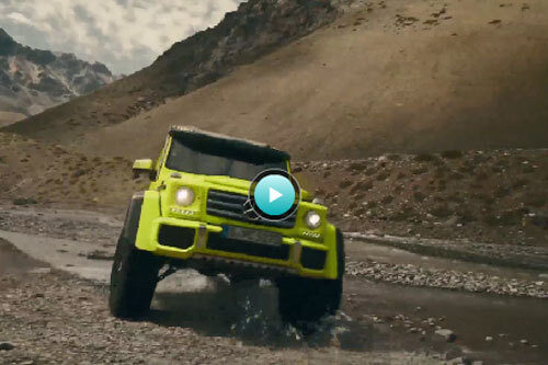 MERCEDES BENZ with power to the second power. The spot for the G 500-Model 4x4 squared by director  <b>Mario ZOZIN</b>