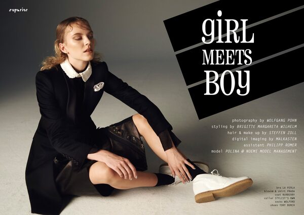 'Girl Meets Boy' meets SUPERIOR magazine - fashion direction by <b>Brigitte Margareta WILHELM</b>