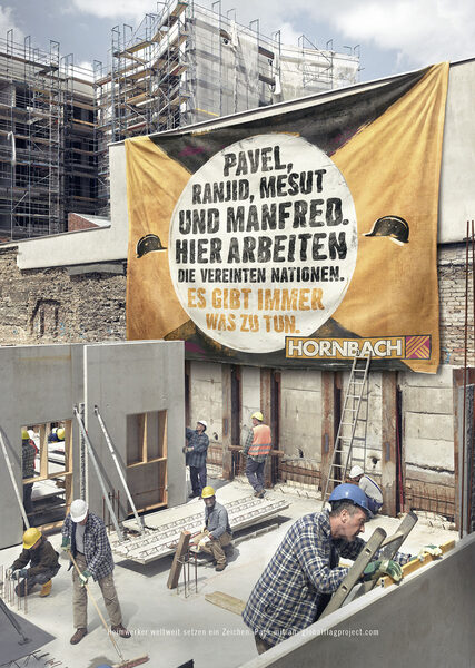 The fall campaign of the 'Do-it-yourself' retailer HORNBACH, photographed by <b>Rüdiger NEHMZOW</b>