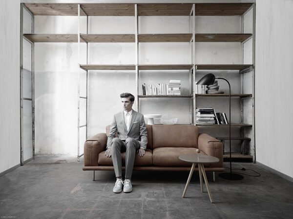 Beautiful in form and minimalistic design: the Brand Book of CONTUR design furniture. Set design by <b>Holger WEINS</b>
