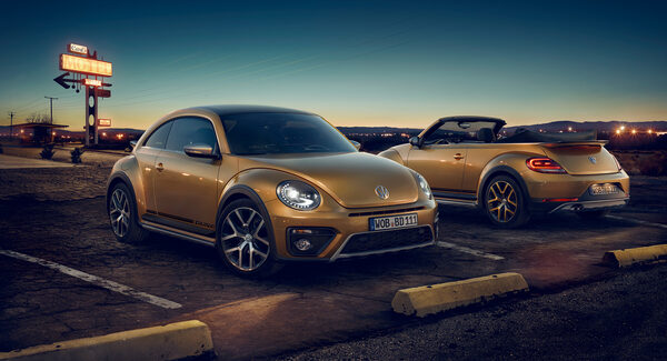 <b>Frithjof Ohm &amp; Pretzsch</b> : California Desert Glow mit dem neuen VOLKSWAGEN Beetle Dune und DDB Berlin