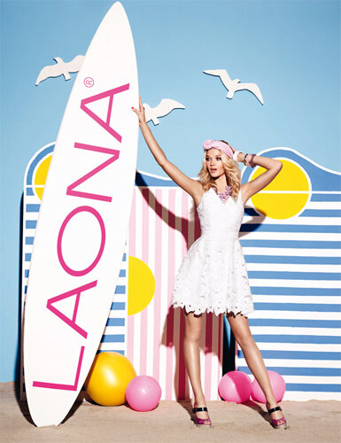 The S/S 2016 LAONA campaign - Hair by <b>Eva-Maria PILARTZ</b> and make-up by <b>Simone KOSTIAN</b>, both artists c/o 21AGENCY