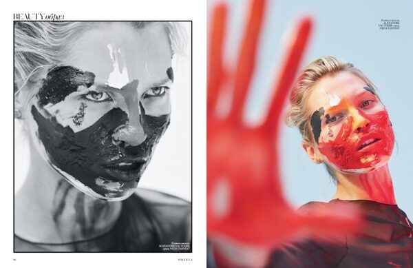 <b>HUNTER &amp; GATTI</b> : wild beauty editorial with Hana Jirickova in VOGUE UKRAINE August