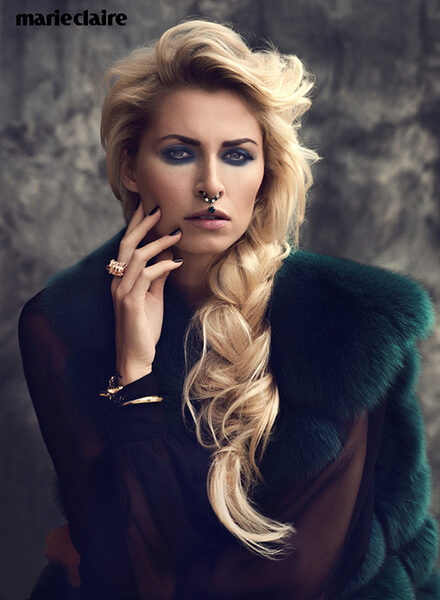 <b>Louisa Artists </b> : Titelstrecke des TEASER Magazins mit Blogstar Caro Daur, MARIE CLAIRE Motive und SOUS Magazin