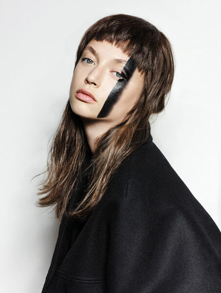 'Minimal Art' im HOPESTREET Magazin – Make-up von <b>Milla DE WET</b> c/o KULT, Fotos Stephan Ziehen