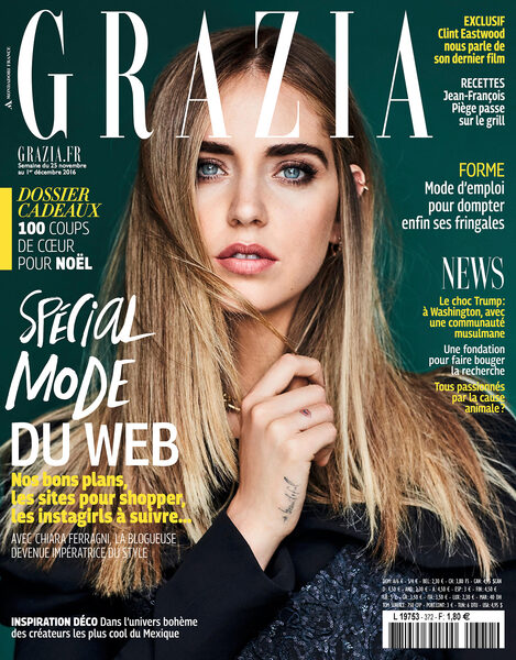 <b>Retush Creative Retouching</b> : 'La revanche d'une blonde' - Modebloggerin Chiara Ferragni fotografiert von Thomas Nutzl für GRAZIA FR