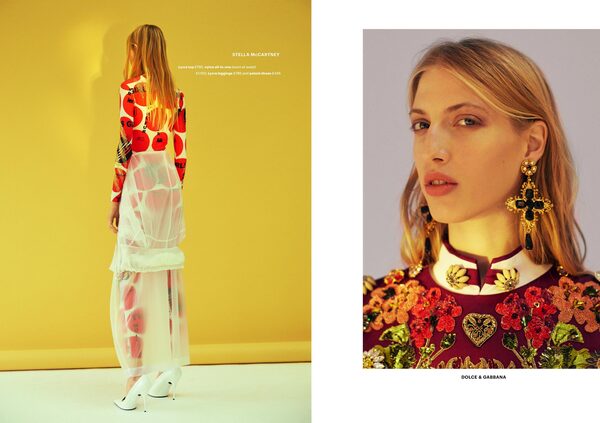 Model Chiara Mazzoleni in der GLAMOUR UK – Fotos <b>Camilla ARMBRUST c/o SHOTVIEW BERLIN</b>