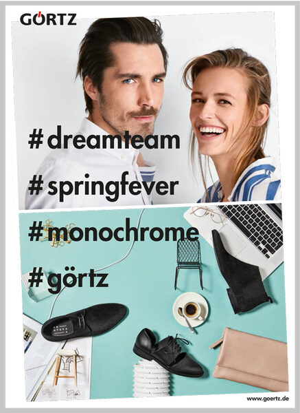 Für GÖRTZ produziert <b>Daniel SCHROEDER c/o NERGER M&amp;O</b> moderne Frühjahr 2017 Kampagne