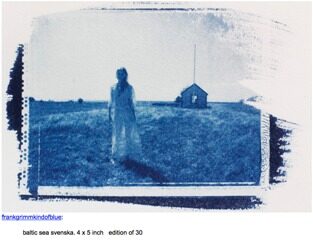 'Kind of blue' - poetic moments in nuances of blue, the art project by fashion photographer <b>Frank Grimm</b>