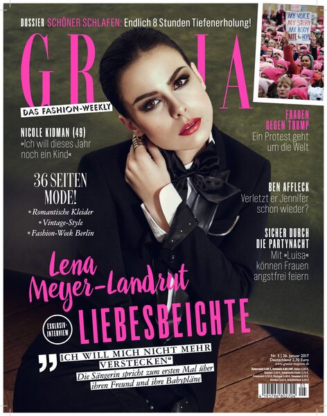 L´ORÉAL Paris Shoot for GRAZIA magazine with darling Lena Meyer-Landrut - styling by <b>Brigitte Margareta WILHELM</b>