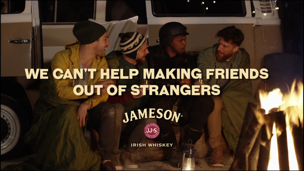 <b>Hendrik Nennecke</b> directs the Jameson Irish Whiskey commercial 'We can't help make friends out of strangers'