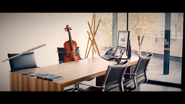 <b>SPREAD FILMS</b> realizes a recruiting film for BTV BANK, in which employees are visualized as members of an orchestra with instruments
