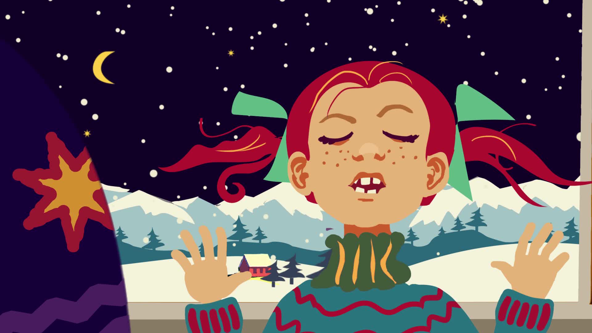 Give me money Santa! - the illustrated and animated 3-minute film by <b>Chris MENKE c/o ART ACT</b> for a song by Yomi Otobushin