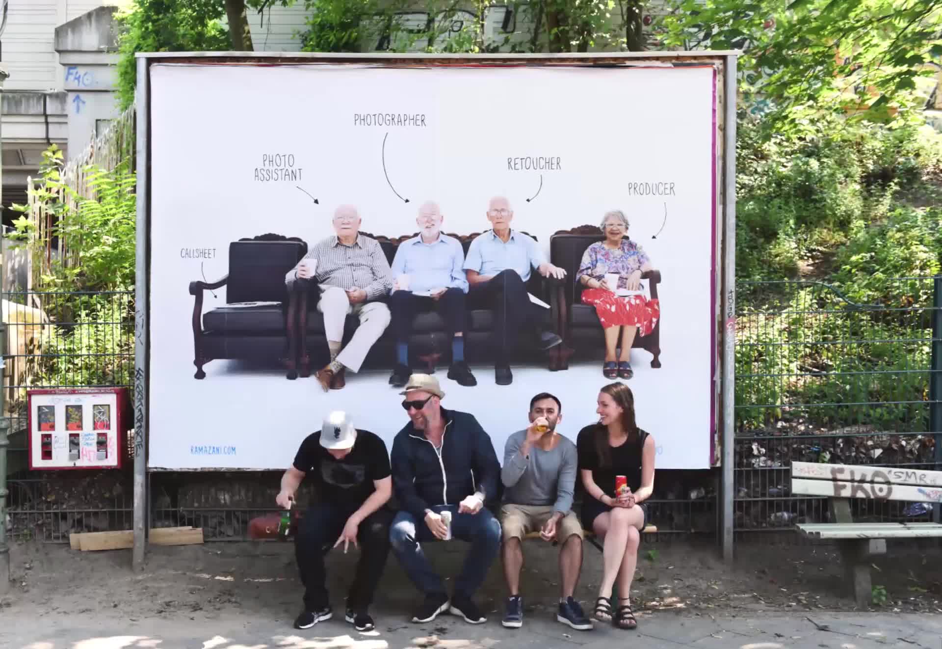 We congratulate photographer <b>DARIUS RAMAZANI</b> on his massive billboard in Berlin now for more than 3 years
