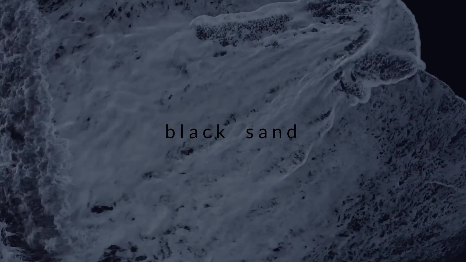 ‘Black Sand’ - <b>DAVID BREUN</b> captures the gentle movements of water in meditative images and sounds in his personal project